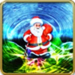 santa christmas hd live wallpaper android application logo